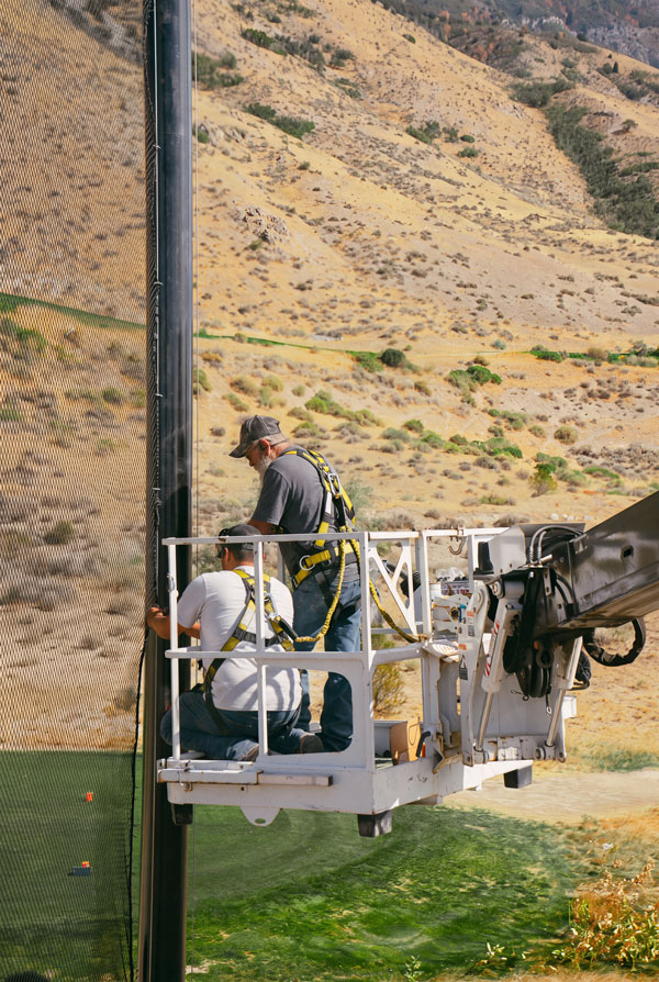 GolfNetExample1 Commercial Golf Net Installation